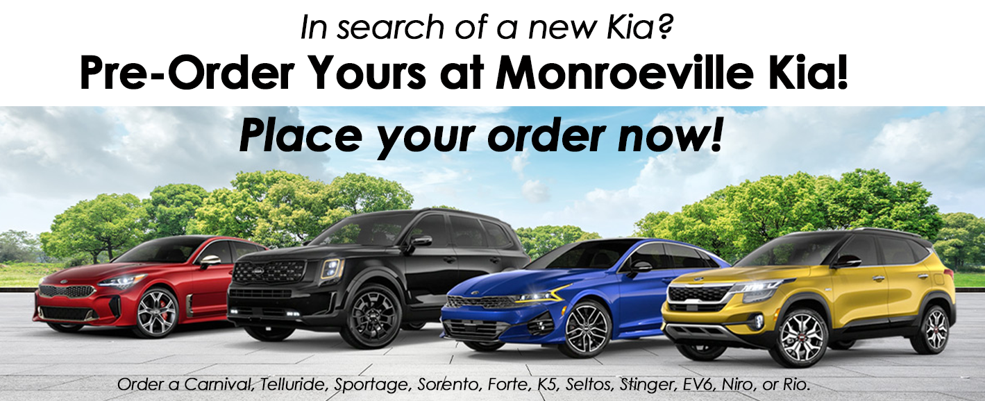 Pre-Order Your New Kia
